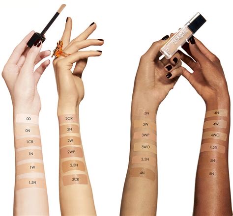 dior forever concealer swatches.